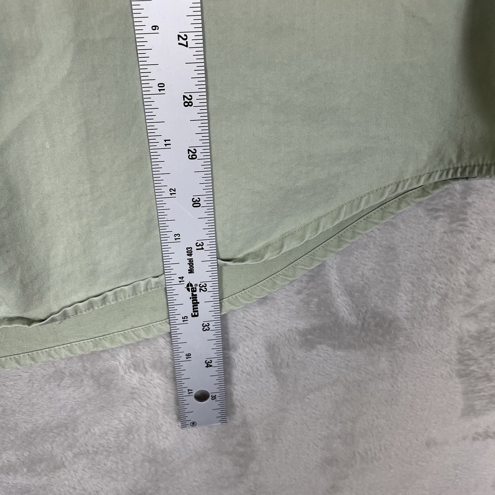 Vintage J. Crew Shirt Mens Large Tall‎ Oarsman Corduroy Collar Tan Brown Button - Picture 6 of 11